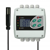 Temperature and humidity regulator with RS232 output, cable 4 meters