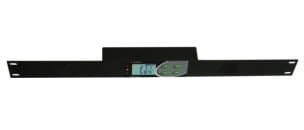 Rack mount thermometer hygrometer with Ethernet interface and relays, cable 2 meters