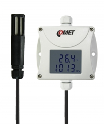 Industrial temperature, humidity, bar. pressure transmitter - RS485 output, cable 2 meters