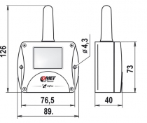 Wireless thermometer, hygrometer barometer, síť Sigfox IoT