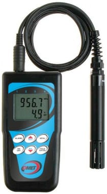 Thermo-hygro-barometer with external probe