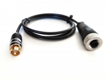 Extension cable for CO2 probe, M12/MiniDin connector, cable 1 meter