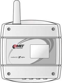 IoT Wireless Temperature Sensor for 4 external Pt1000 probes with CINCH connector, powered by Sigfox