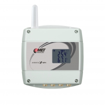 IoT Wireless Temperature Sensor for 4 external Pt1000 probes with CINCH connector, powered by Sigfox
