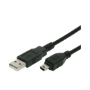 Mini USB cable, 2 meters