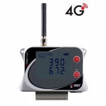 Temperature data logger for 3x thermocouples, 1x external Pt1000 probe and 1x internal sensor, with built-in 4G modem