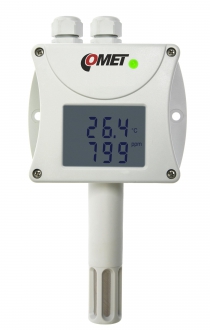 Temperature, humidity, CO2 transmitter with RS232 interface