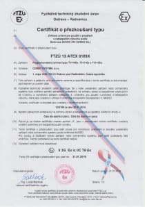 Intrinsically safe humidity and temperature transmitter with cable probe, output 4-20mA
