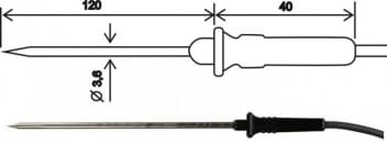 2301-220/E, temperature probe, cable 1 m