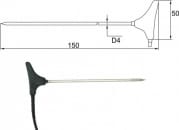 2091-250/E, Stick-in probe, cable 10 m