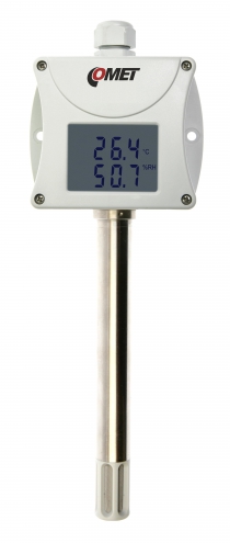 Temperature and humidity duct probe with 4-20mA output