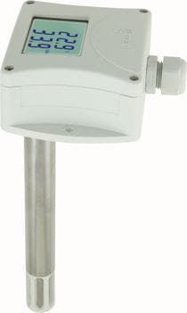Temperature and humidity duct probe with 4-20mA output