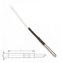 Pt1000TR125/E, cryogenic temperature probe, cable 1 m