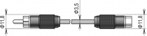 Extension cable for DSRH/C probe - 10 meters